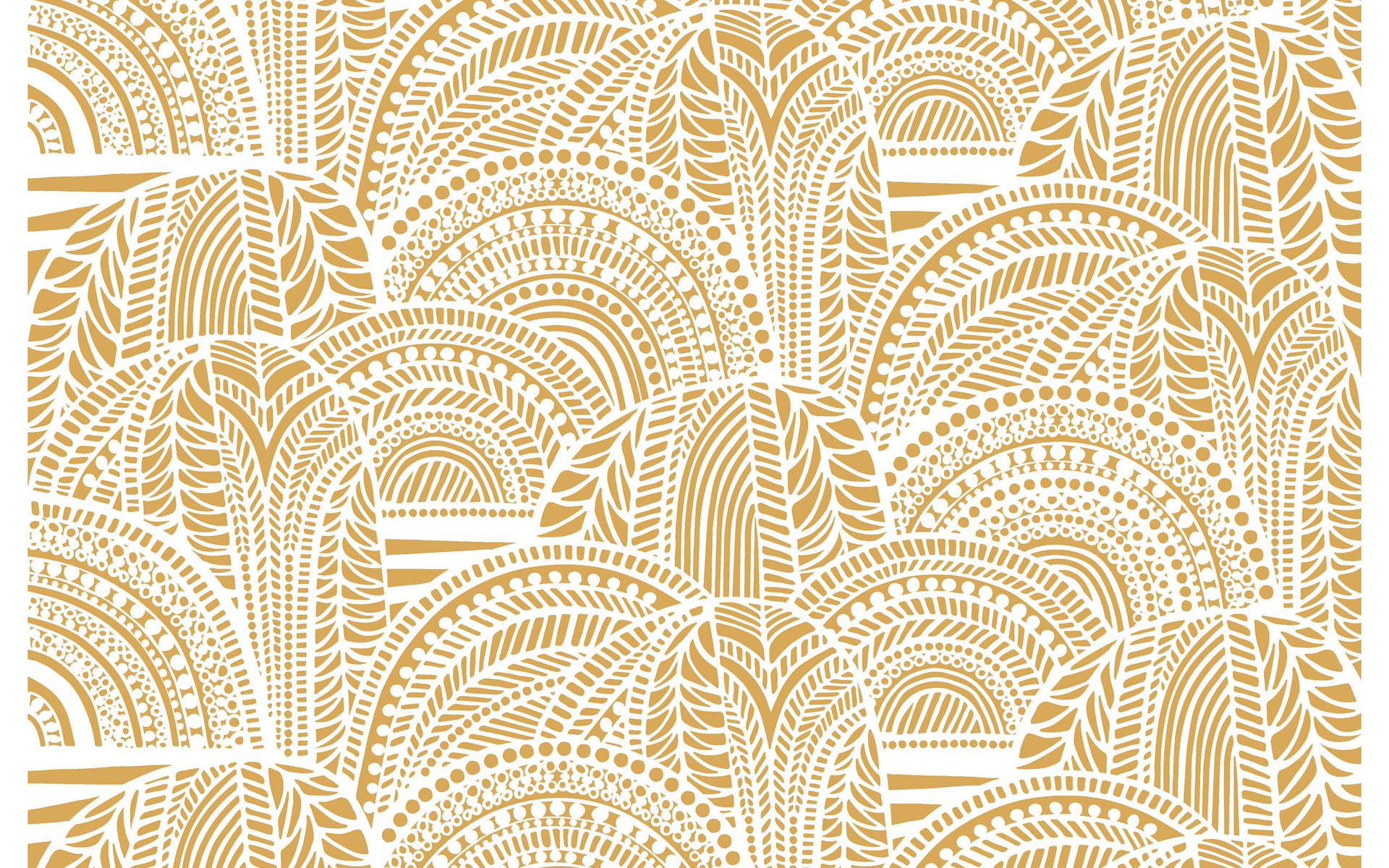 Bohemian Scallops Cool Pattern Background