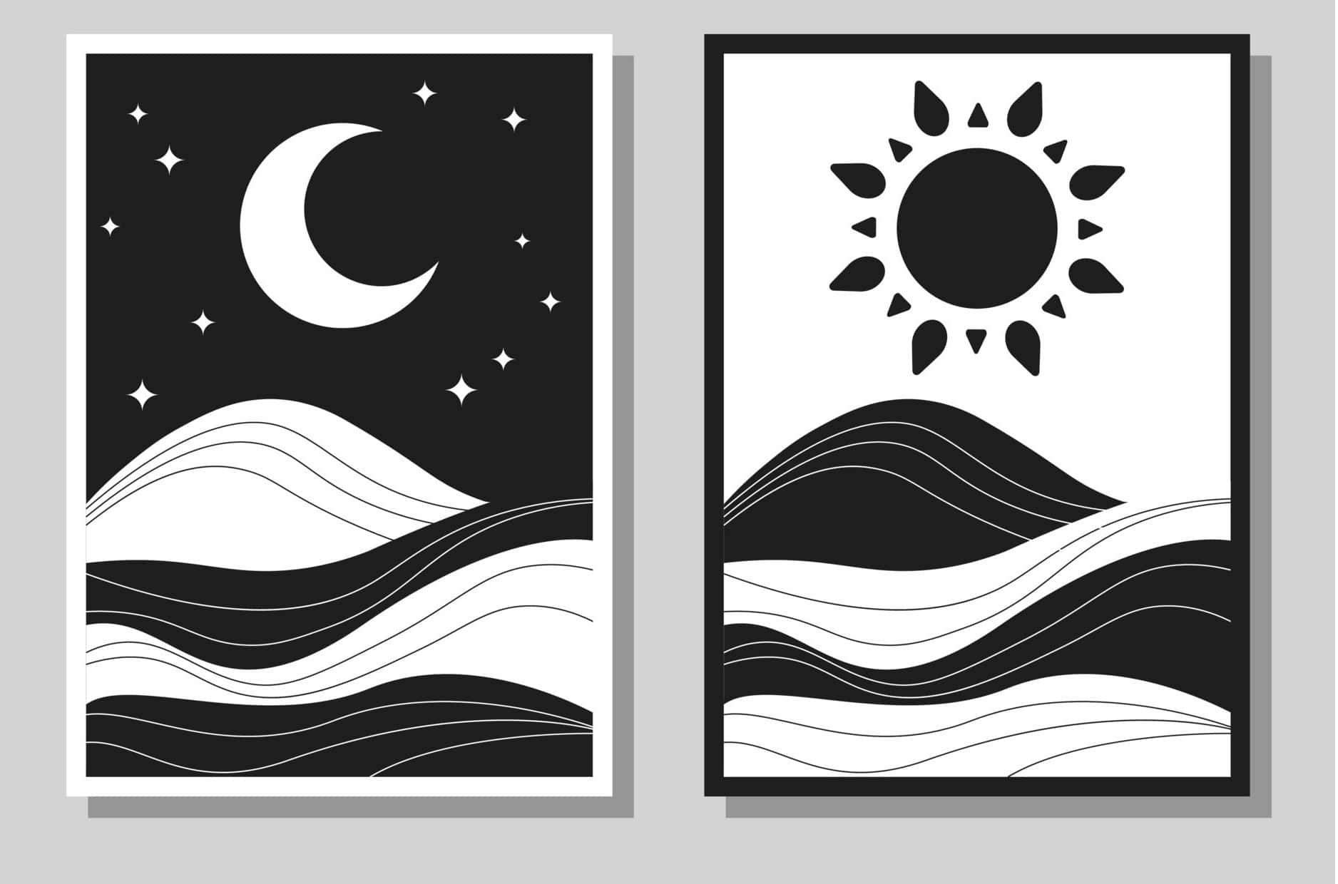 Bohemian_ Sun_and_ Moon_ Artwork Background