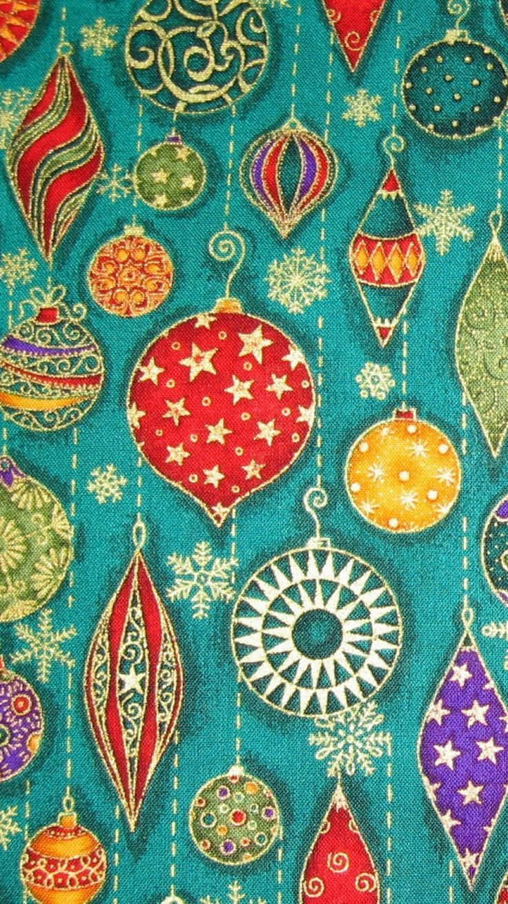Boho Chic Christmas Décor Background