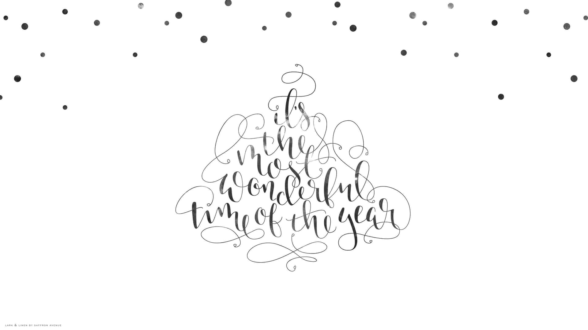Boho Chic Christmas Decoration With Fairy Lights And Ornaments Background