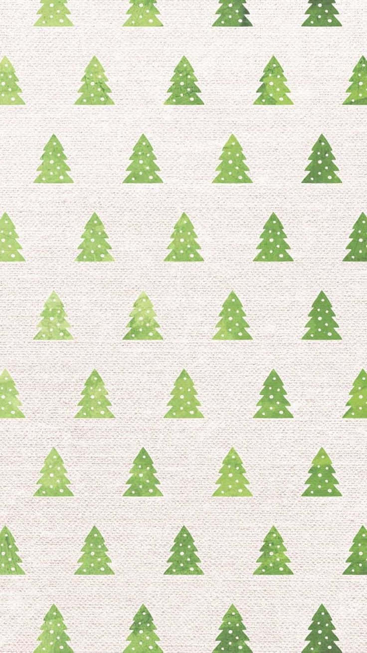 Boho Chic Christmas Decorations Background