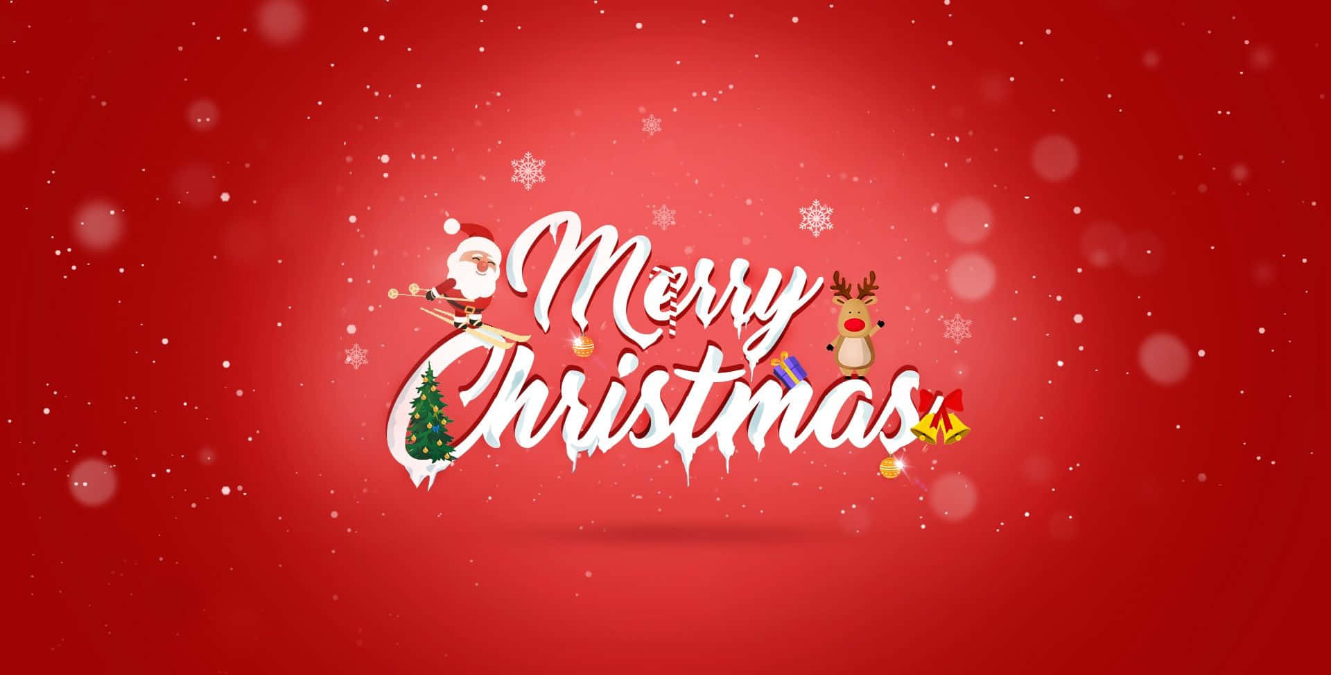 Boho Christmas Vibes Background