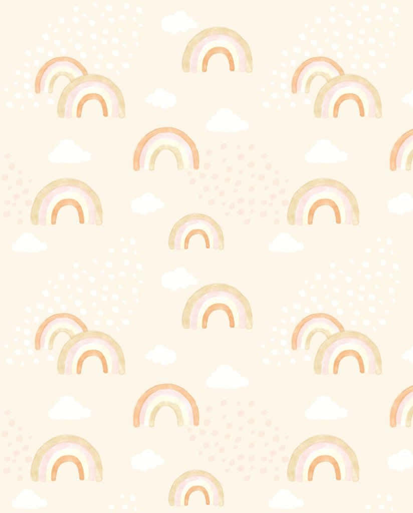 Boho Pastel Aesthetics Wallpaper Background