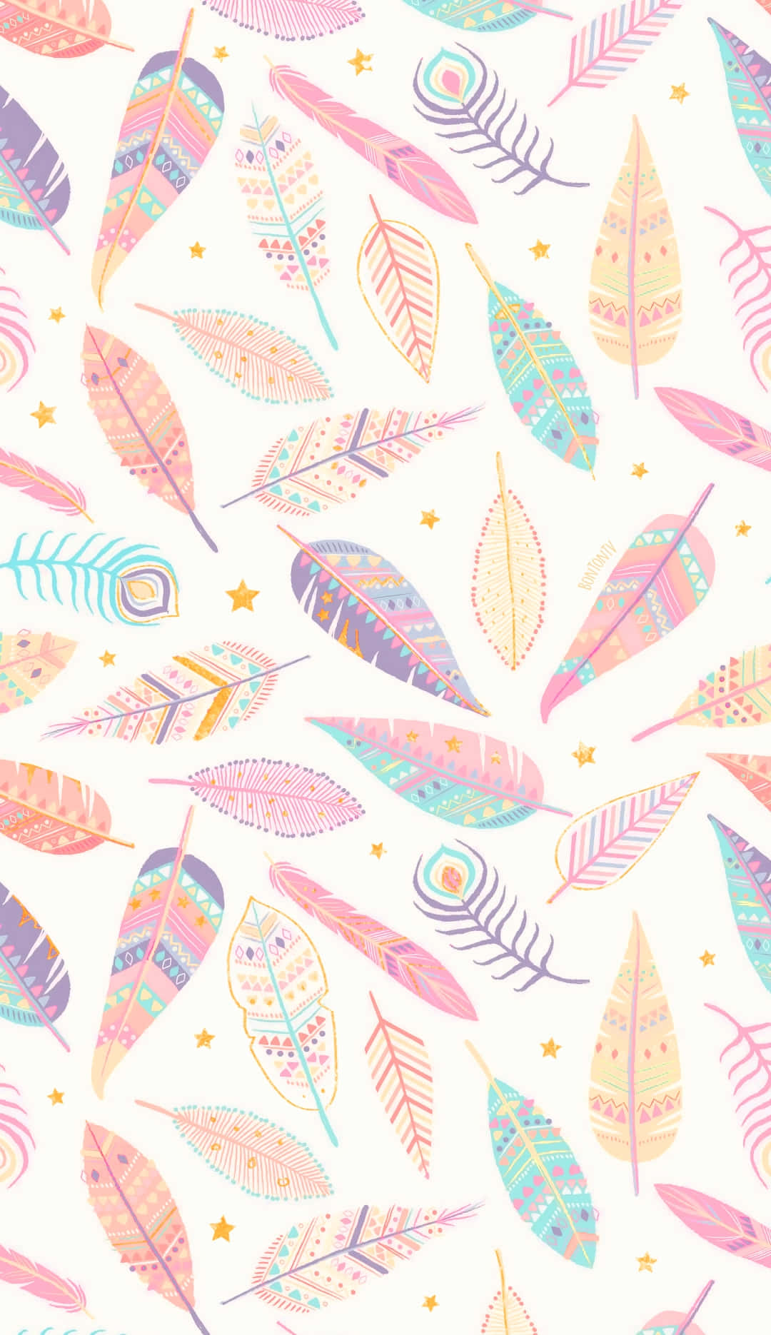 Boho Pastel Dreamcatcher Wallpaper Background
