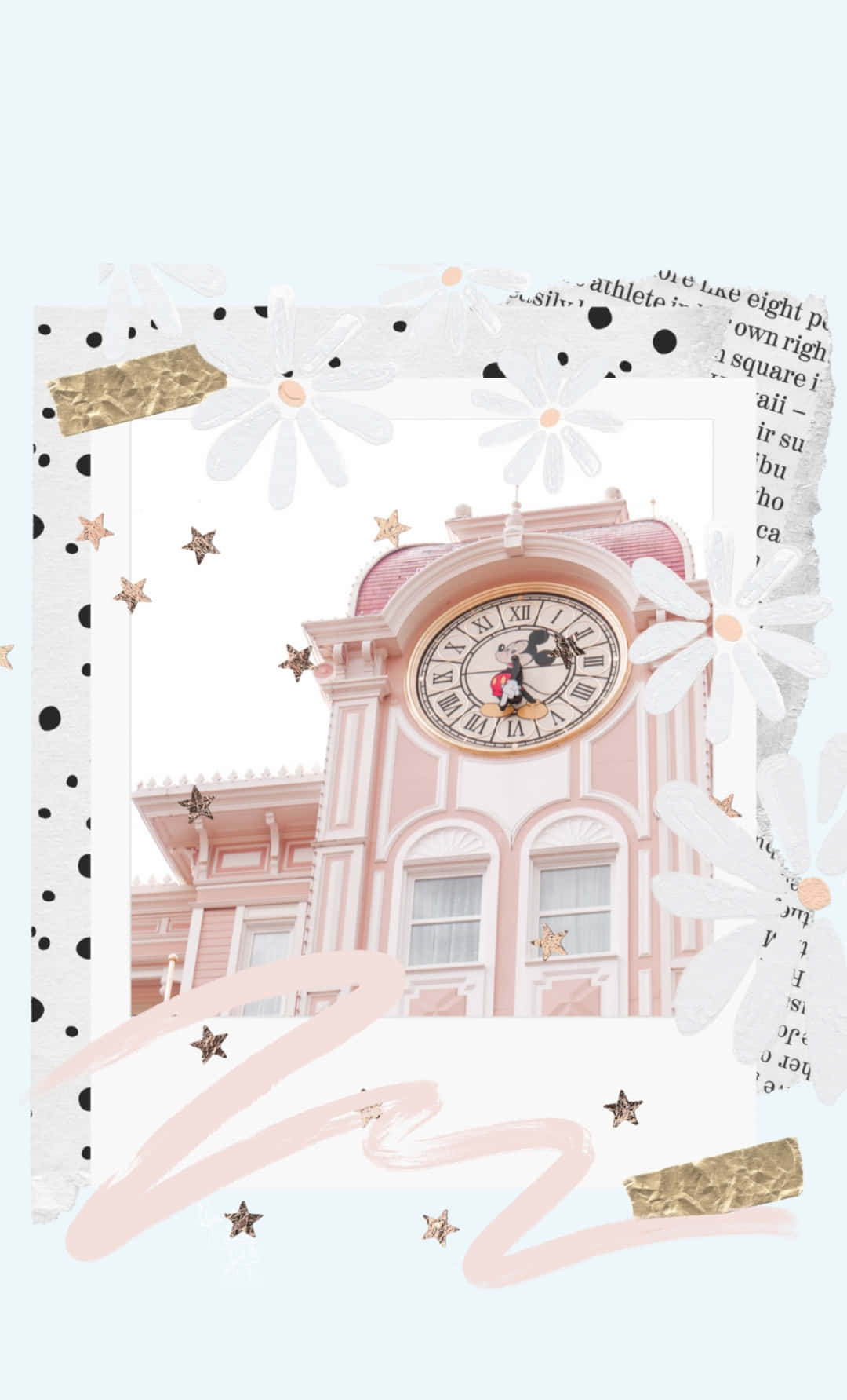 Boho Pastel Style Pattern Wallpaper Background