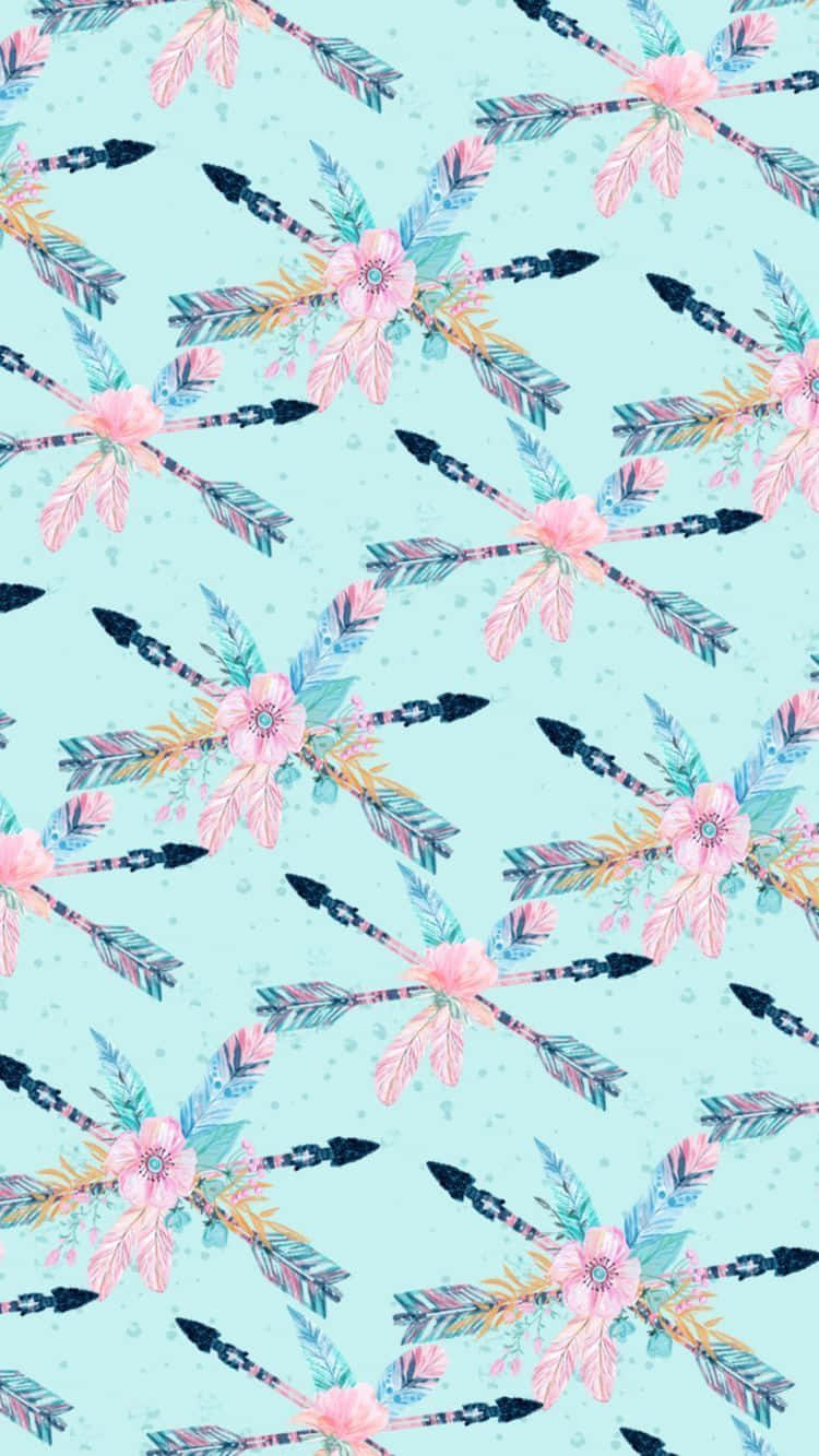 Boho Pastel Wallpaper Background