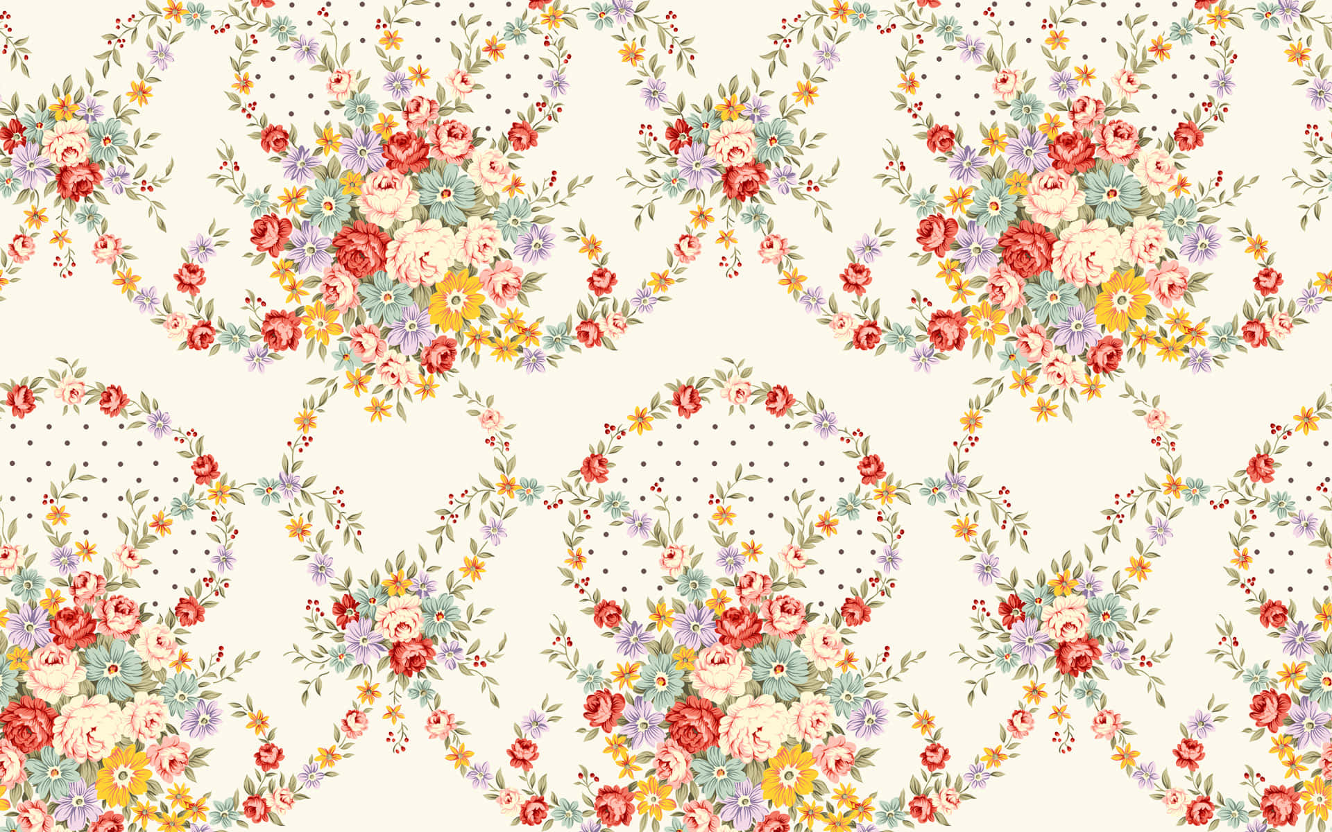 Boho Pattern Design Laptop Display Background