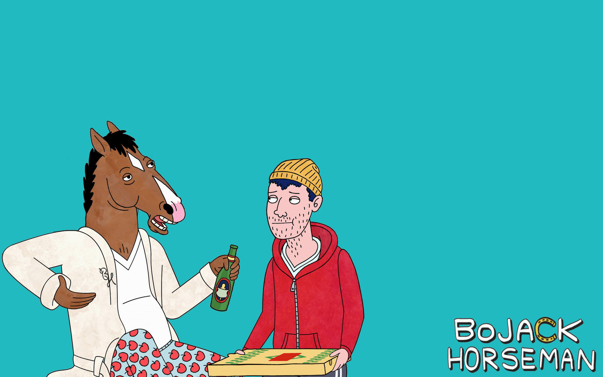 Bojack Horseman (will Arnett) & Todd Chavez (aaron Paul) Rekindle Their Friendship Background