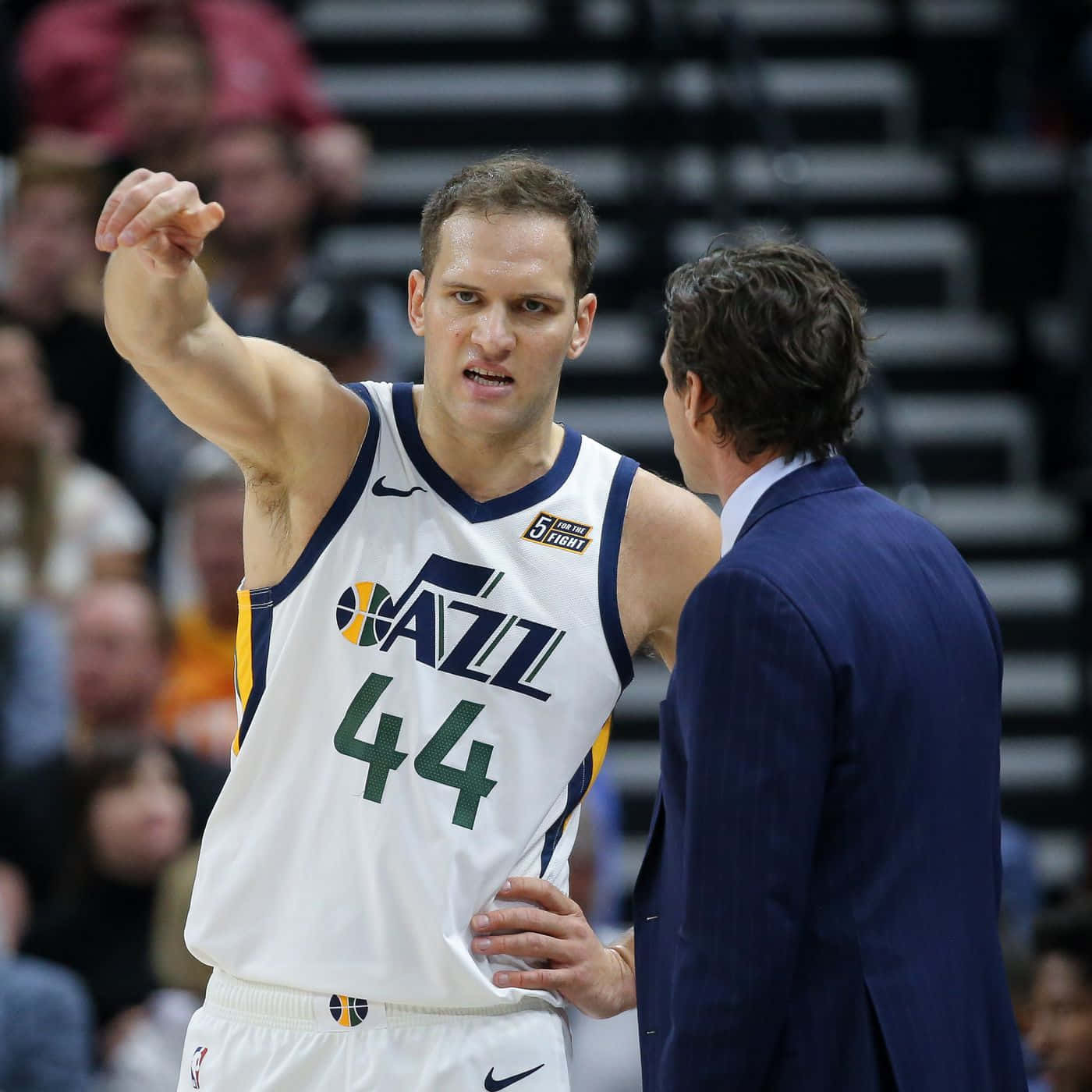 Bojan Bogdanovic Utah Jazz Complaining Background