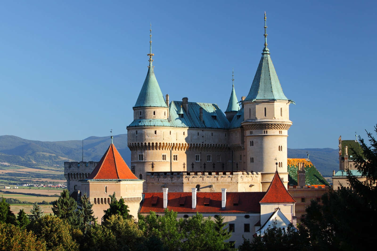 Bojnice Castle Roofs