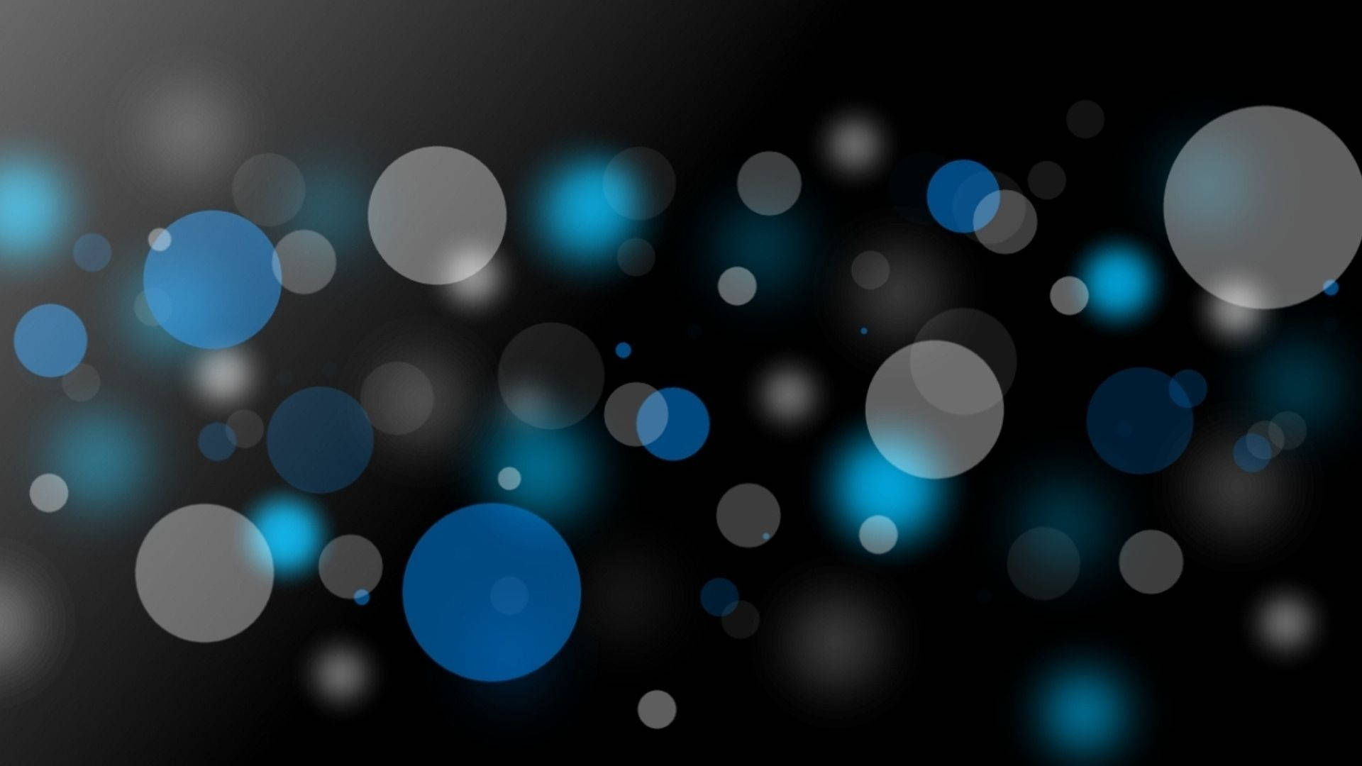 Bokeh Dark And Blue Aesthetic Laptop Background