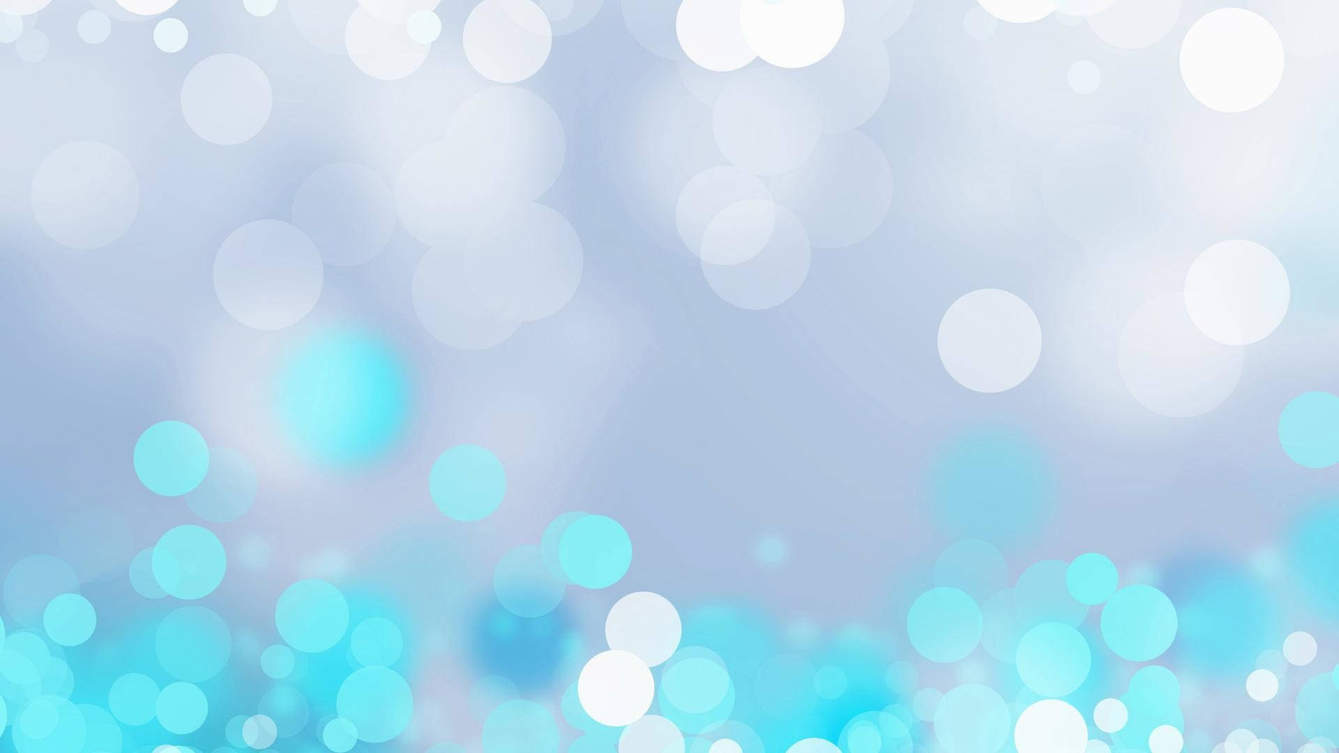Bokeh Lights Blue Glitter Pattern Background