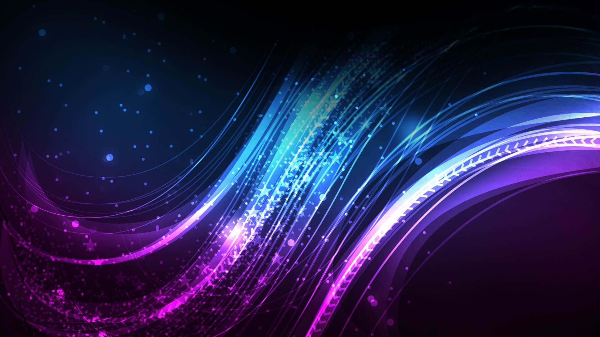 Bold Abstract Design In Shades Of Purple Background