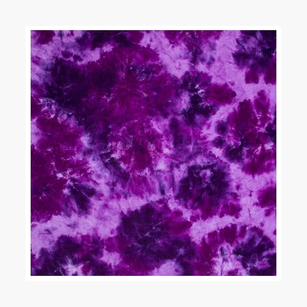 Bold And Bright Purple Tie-dye Pattern To Brighten Up Any Ensemble Background