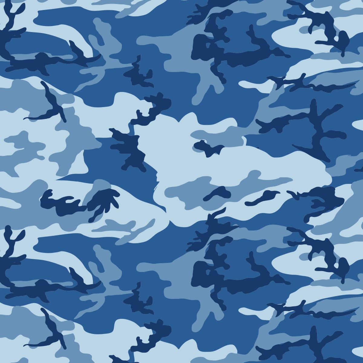 Bold And Edgy, Blue Camo Background