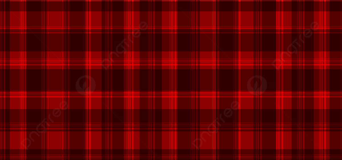 Bold And Eye-catching Black And Red Plaid Background