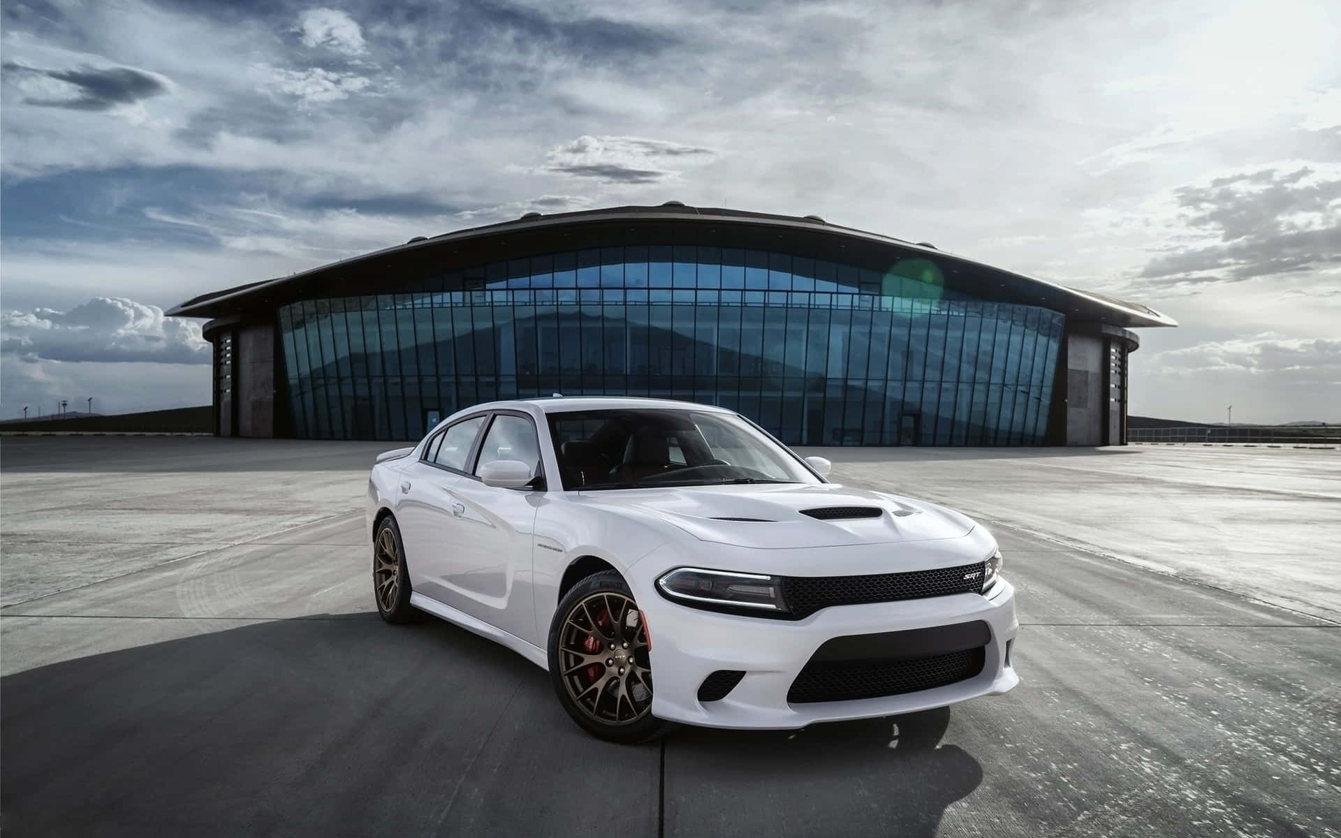 Bold And Powerful - Dodge Charger In Action Background