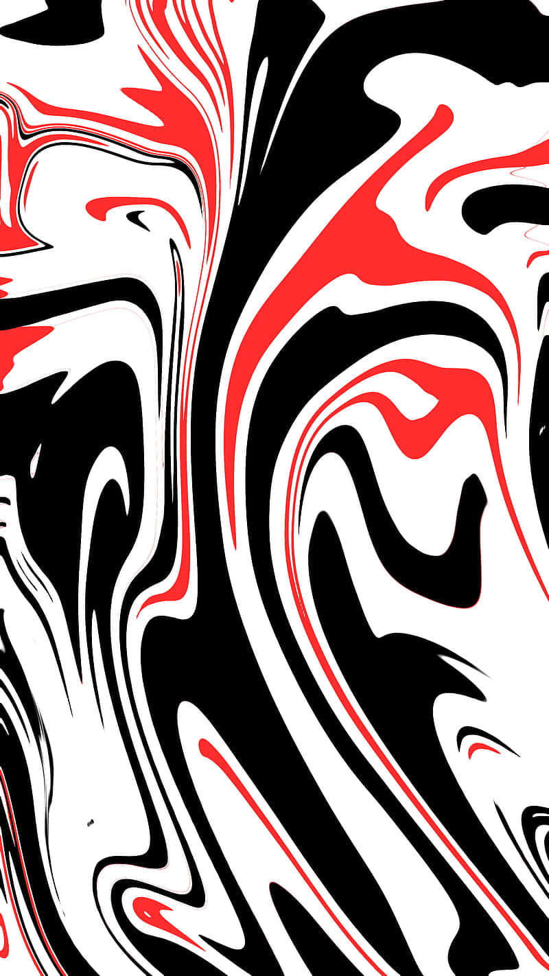 Bold Black, White, And Red Color Palette Background