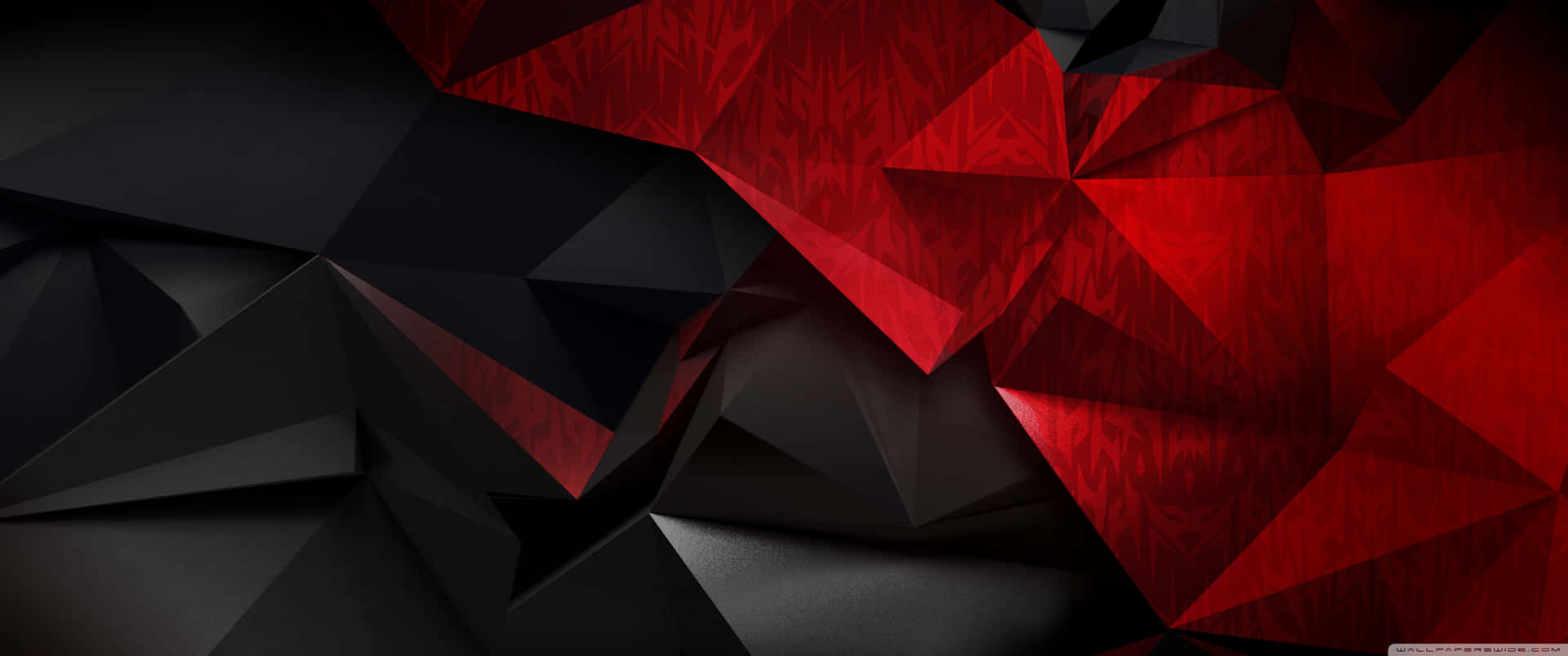 Bold Contrasts Of Black And White With Red Highlights Background