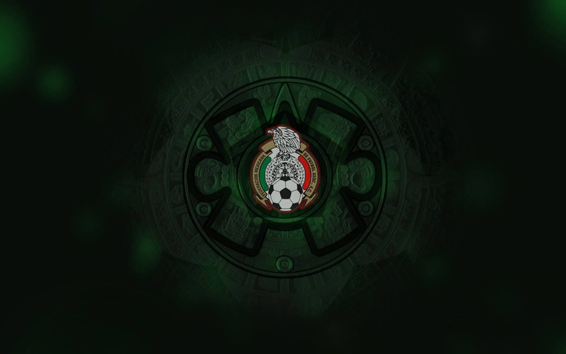 Bold Mexican Football Club Logo Background