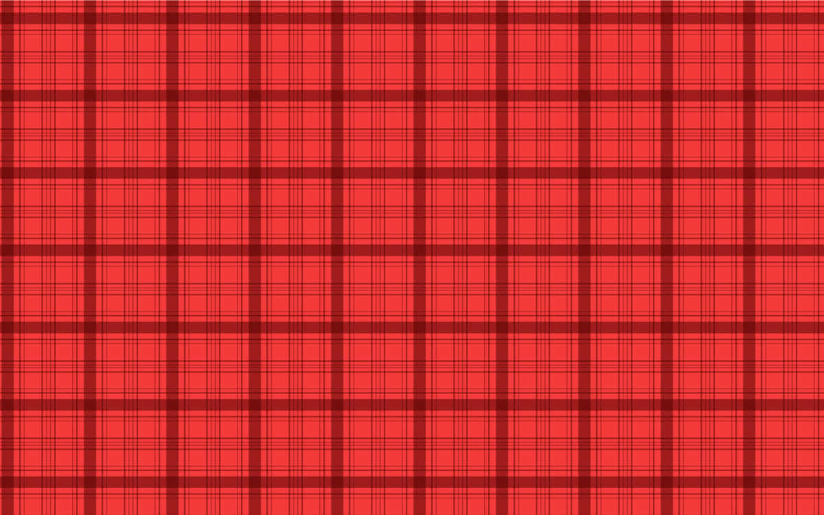 Bold Red And Black Plaid Pattern Background