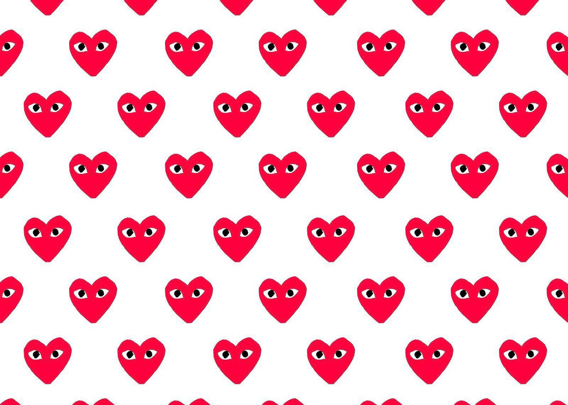 Bold Red Logo Of Cdg Background