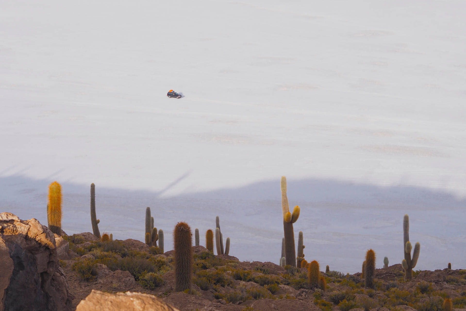 Bolivia Salar De Uyuni Desert Background