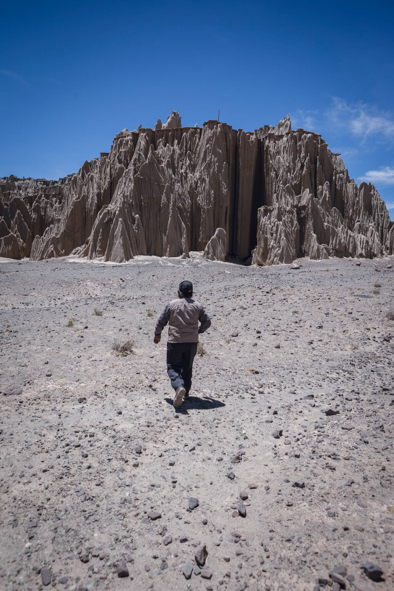 Bolivia Uyuni Jagged Stone Background