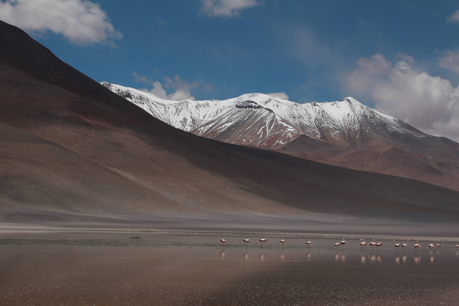 Bolivia Uyuni Mountain Range Background