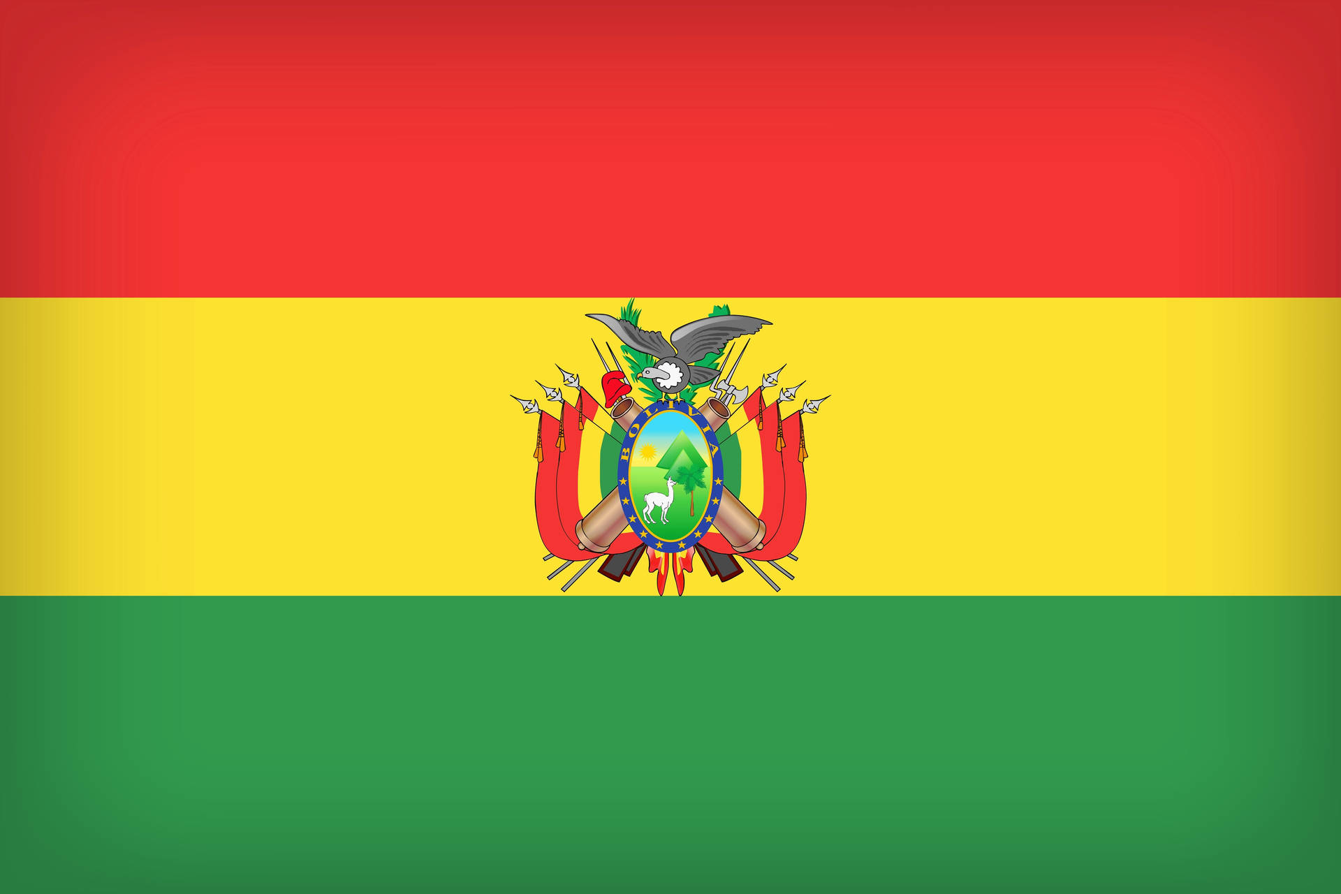 Bolivian National Flag Background