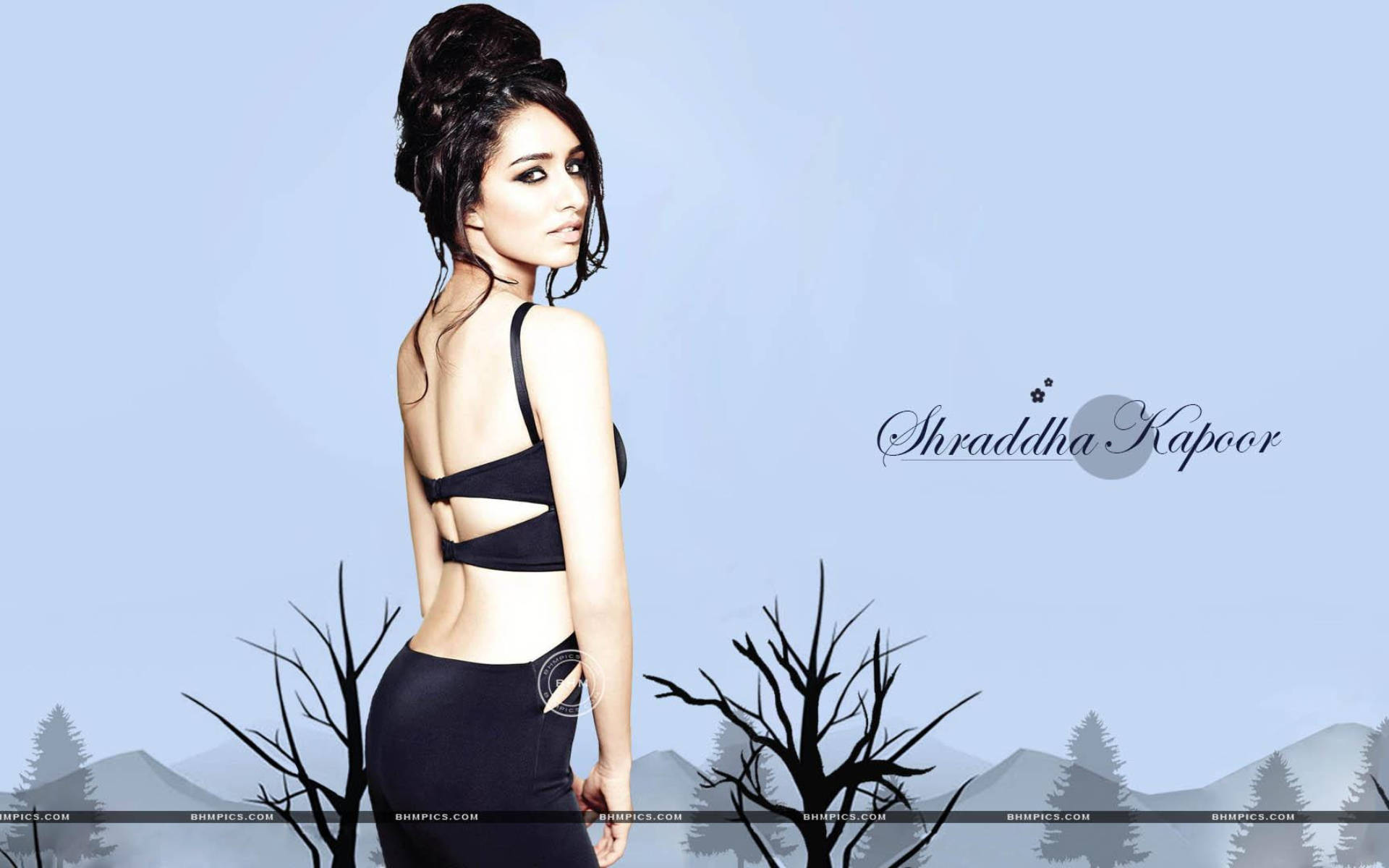 Bollywood Shraddha Kapoor Digital Cover Background