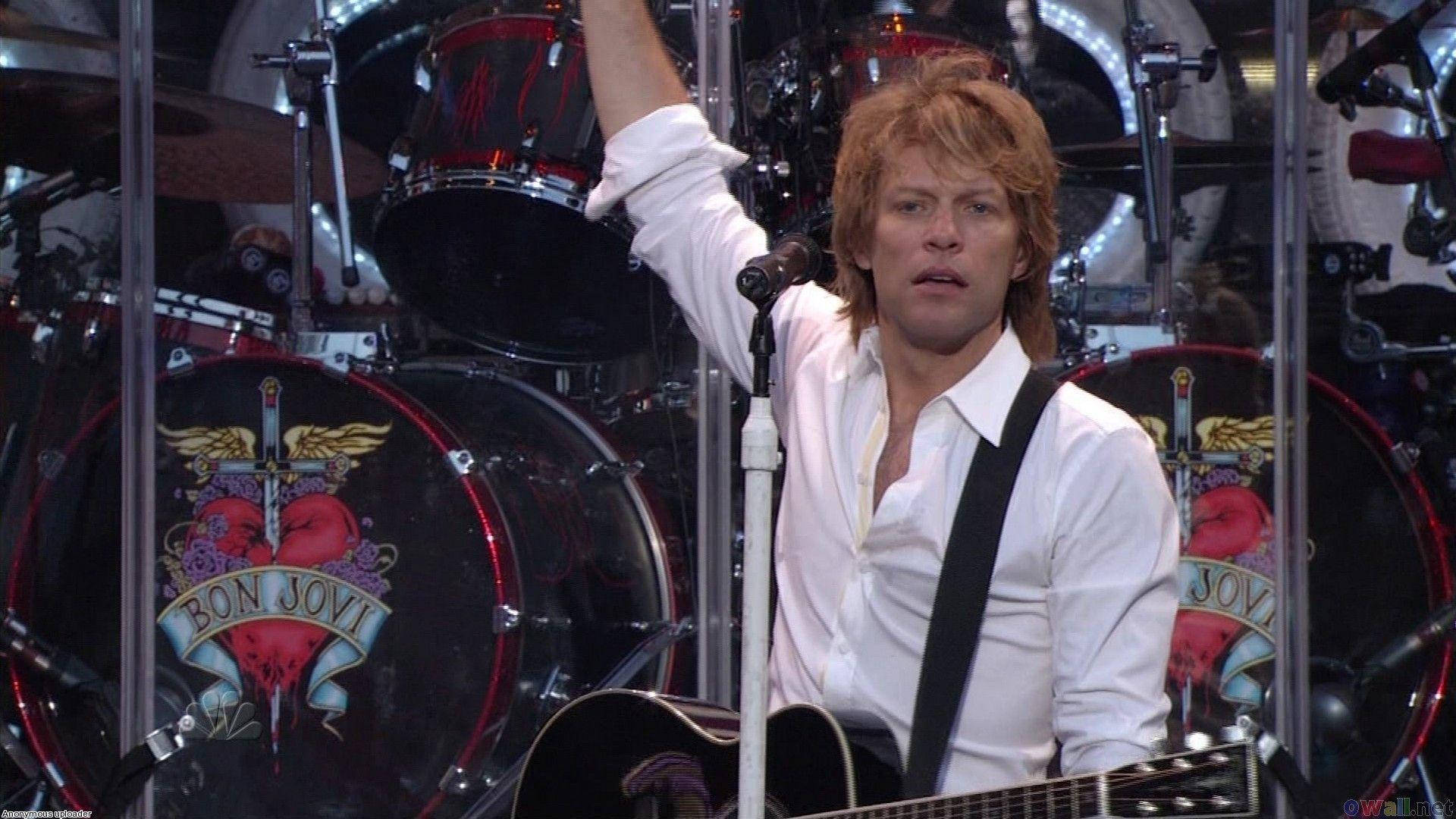 Bon Jovi At Giants Stadium Live Earth 2007 Background