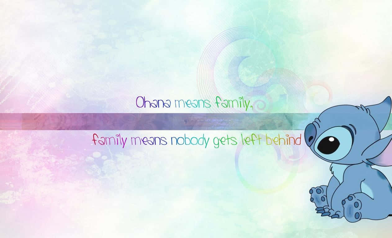 Bonding Moments With Lilo And Stitch Background