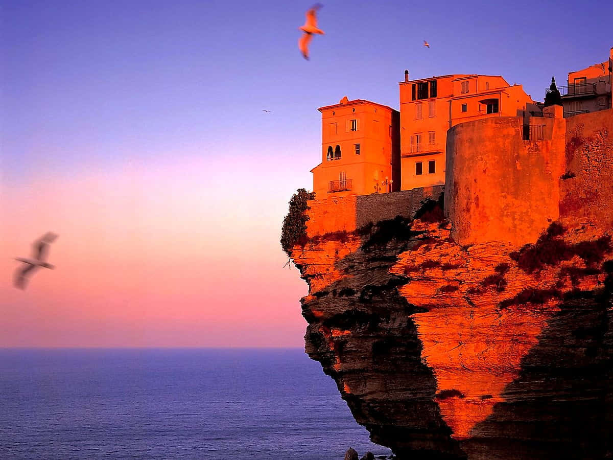 Bonifacio Corsica Mediterranean Island Cliff