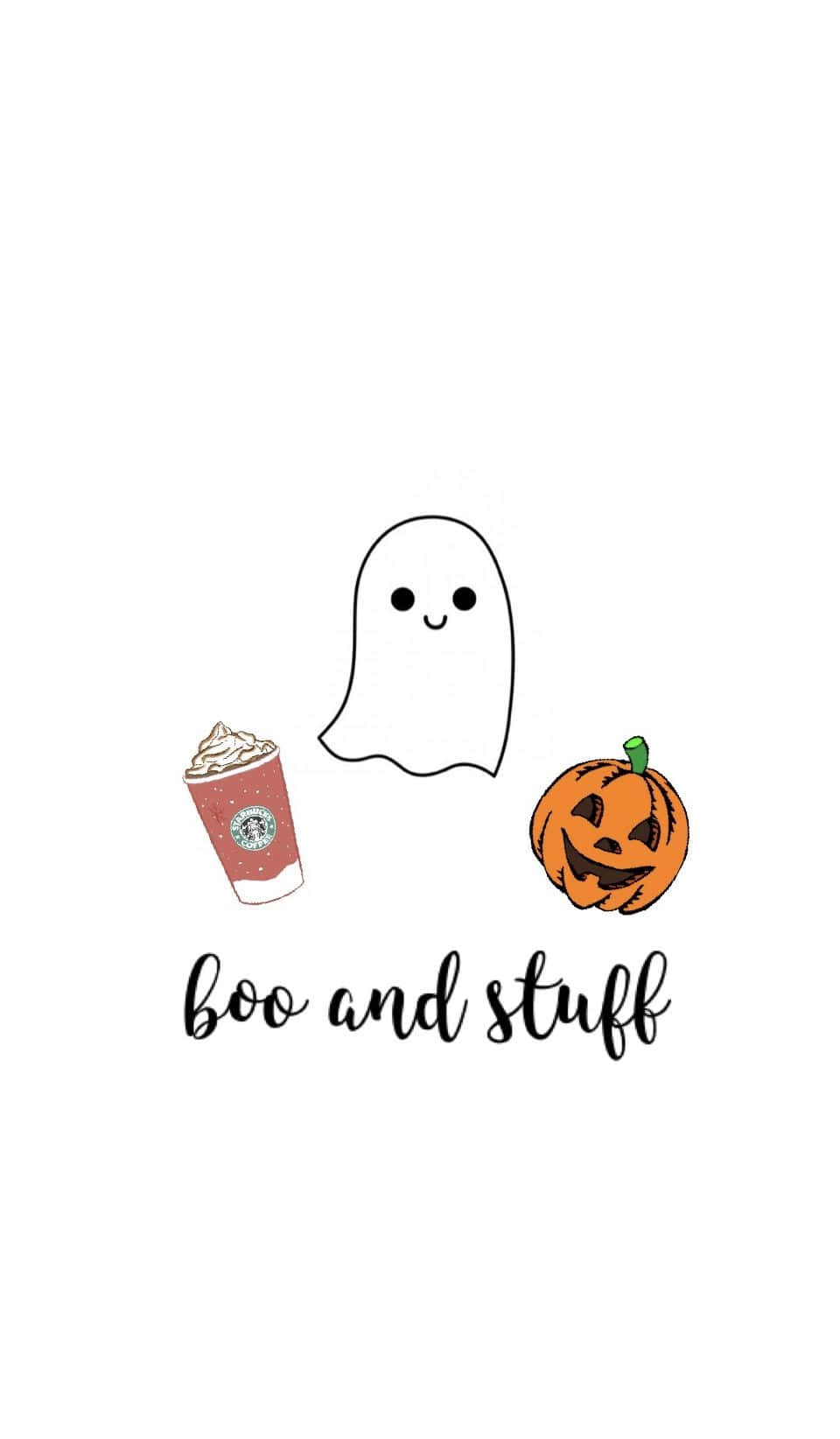 Boo And Stuff With Frappe Background