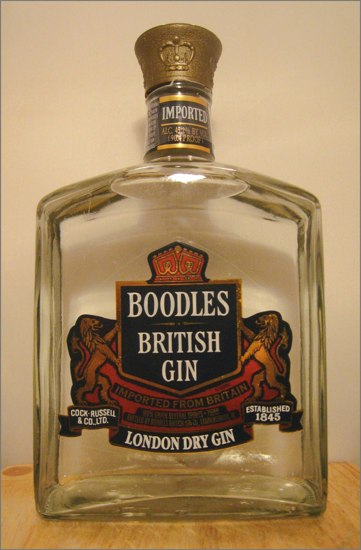 Boodles Awesome Collectible Bottle Background