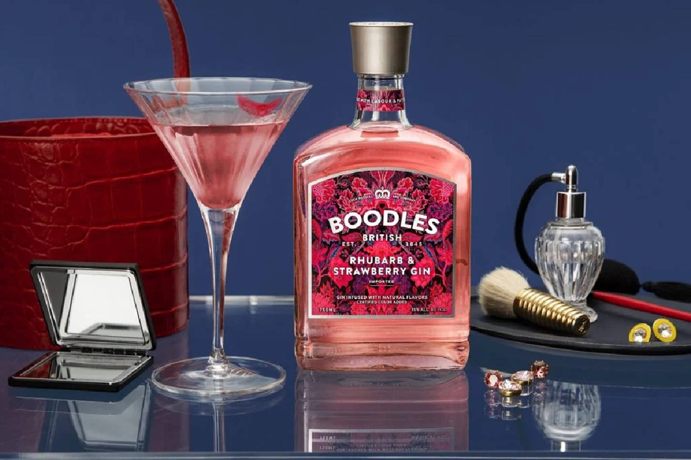 Boodles Gin Cosmopolitan Cocj=ktail Background