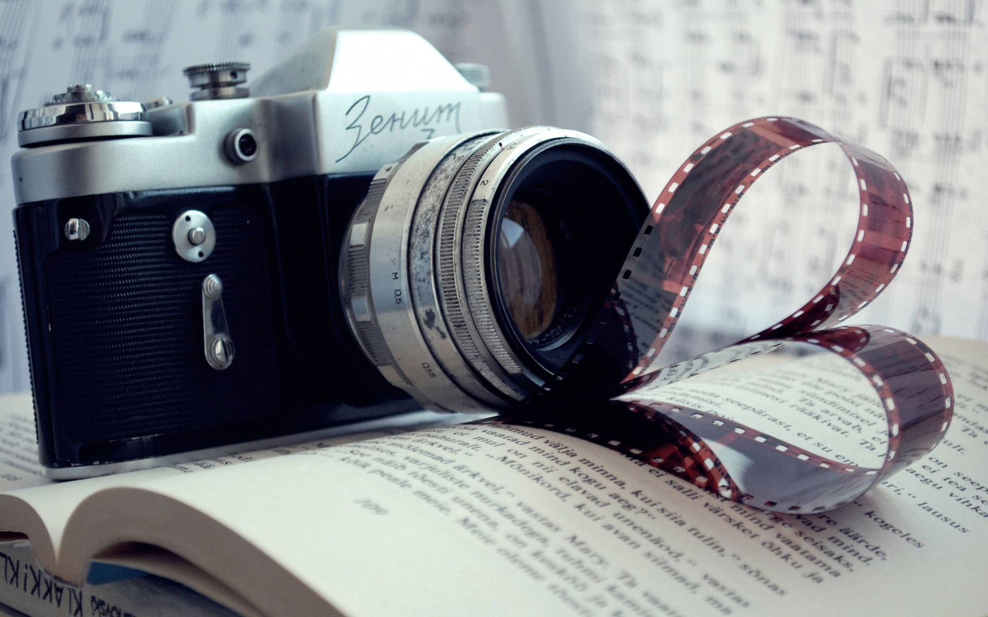 Book And Film Camera
