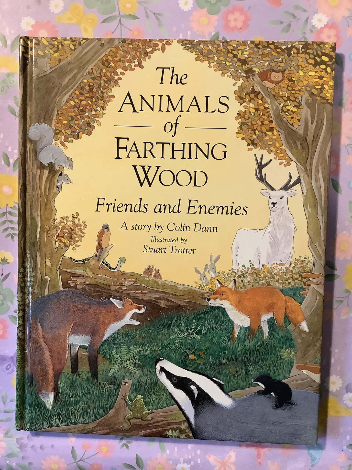Book Cover Of The Animals Of Farthing Wood Background