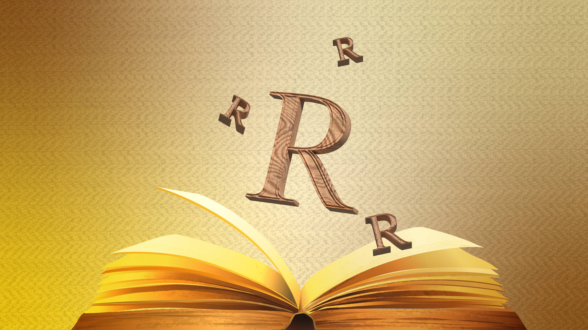 Book R Alphabet Background