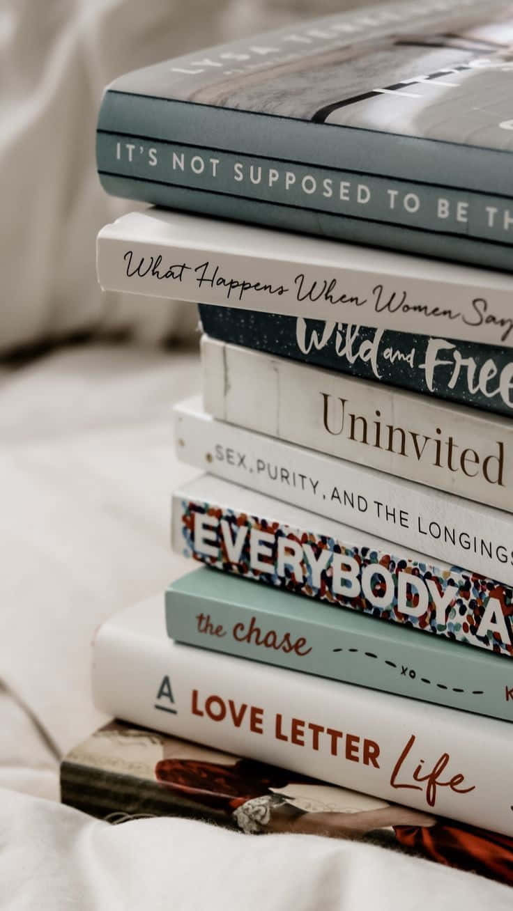 Books Iphone Aesthetic Cozy Background