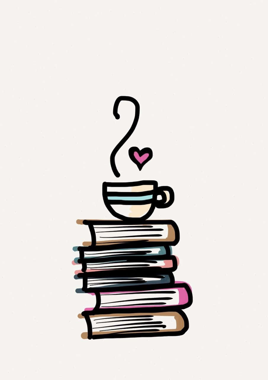 Books Iphone Tea Cup Background