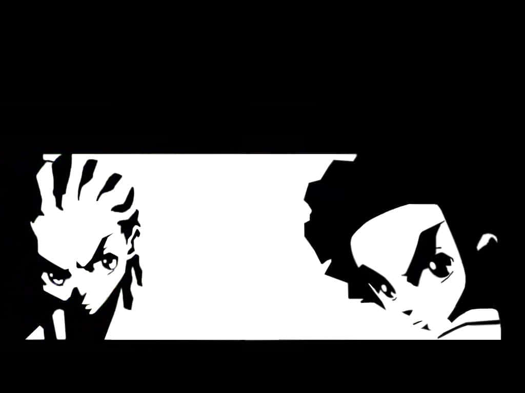 Boondocks Characters Silhouette Art Background