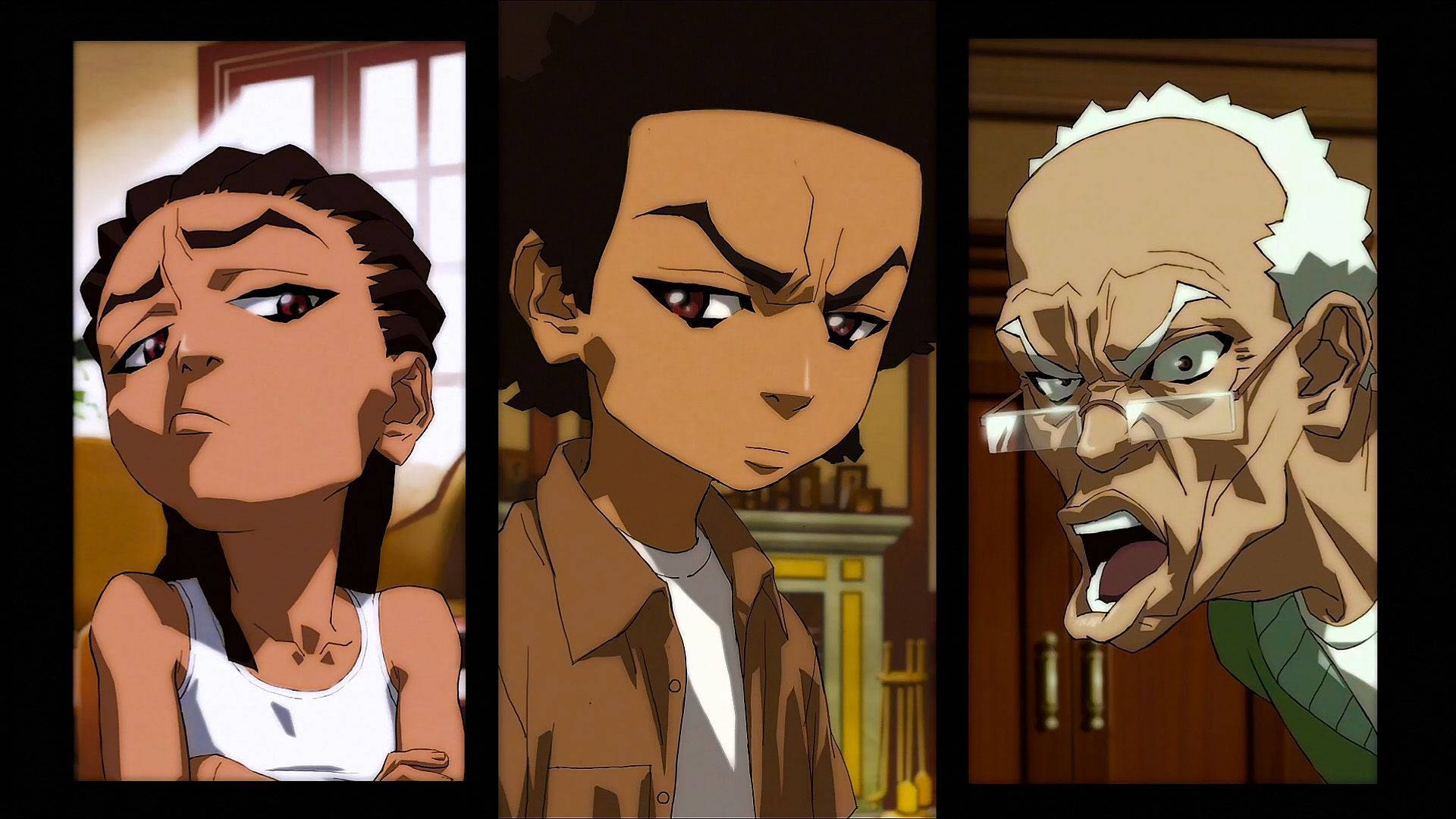 Boondocks Family Expressions Background