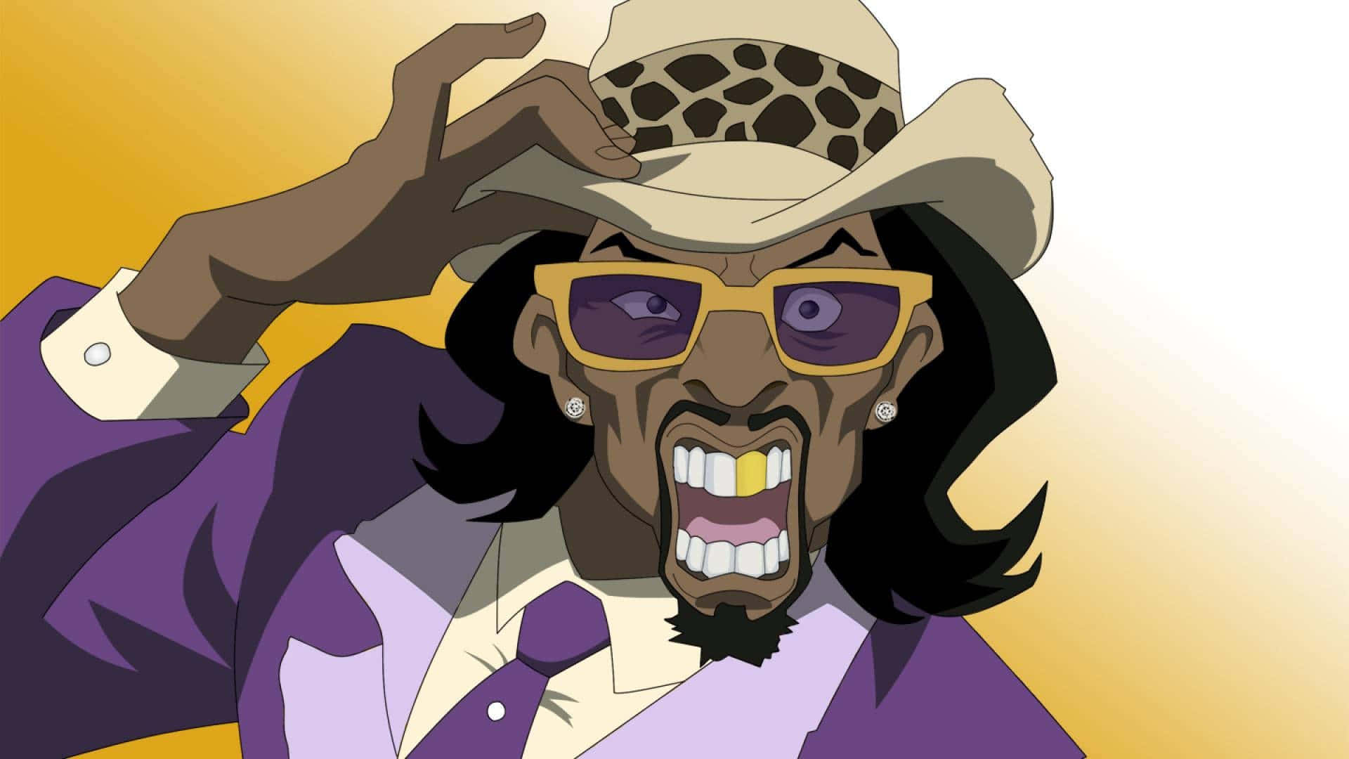 Boondocks Pfp Funny Expression Background