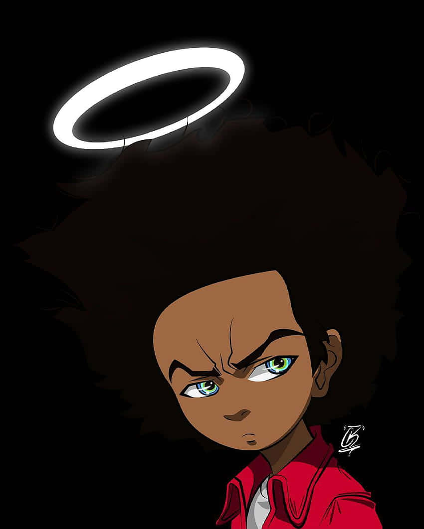 Boondocks Pfp Red Background
