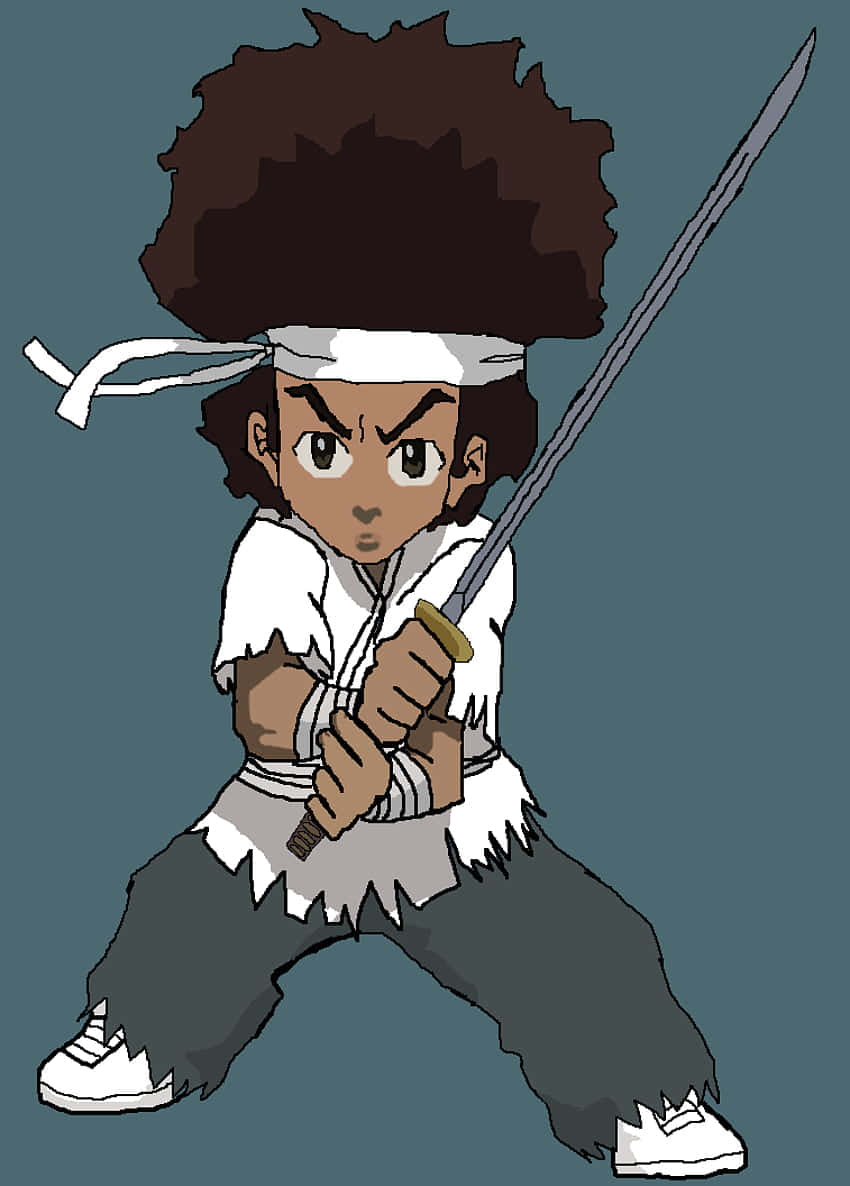 Boondocks Pfp Sword Background