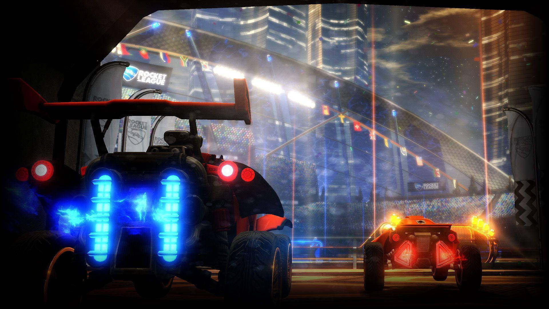 Boost Your Way To Victory In Rocket League! Background