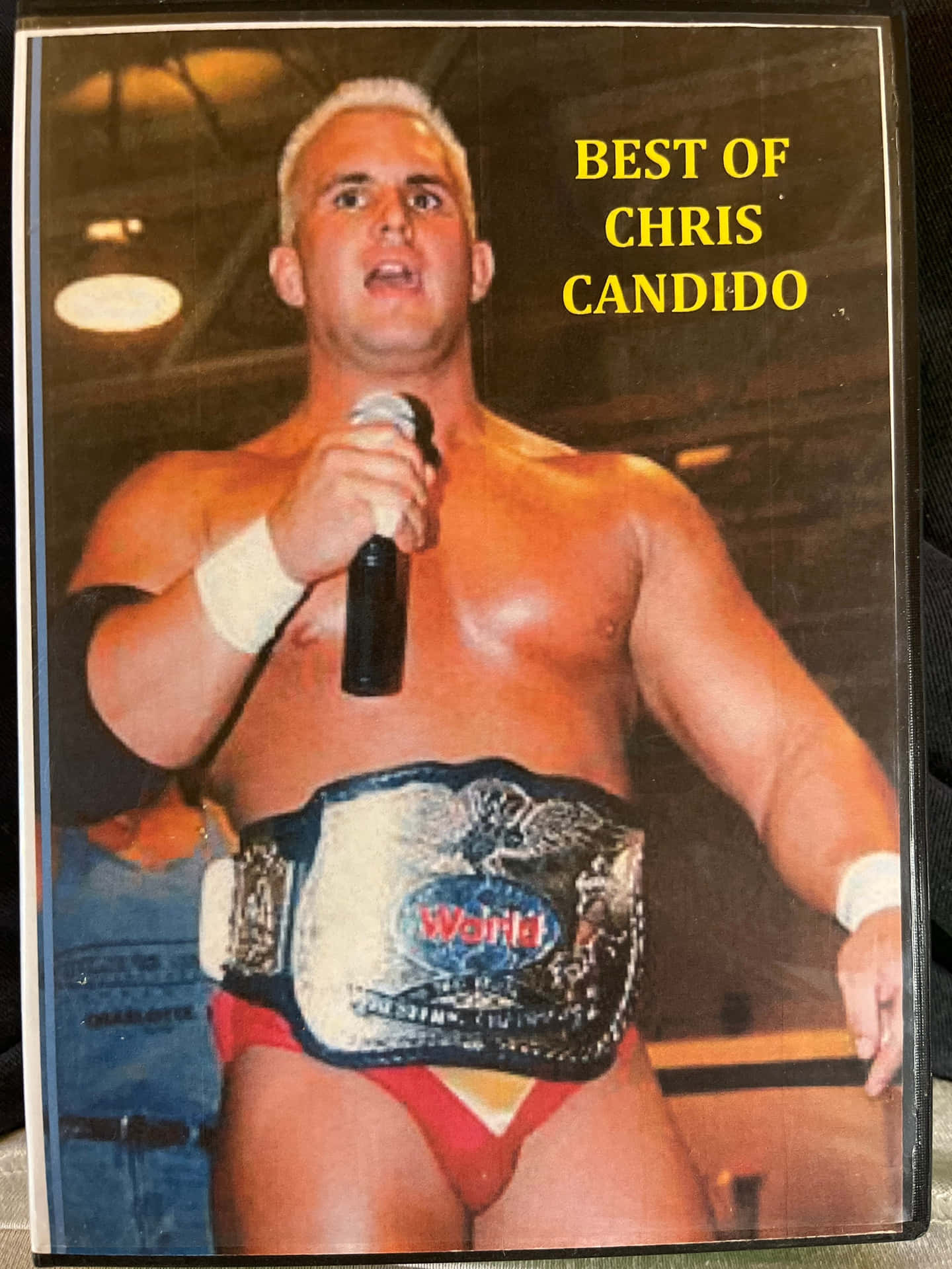 Bootleg Dvd Cover Chris Candido 1986 Background
