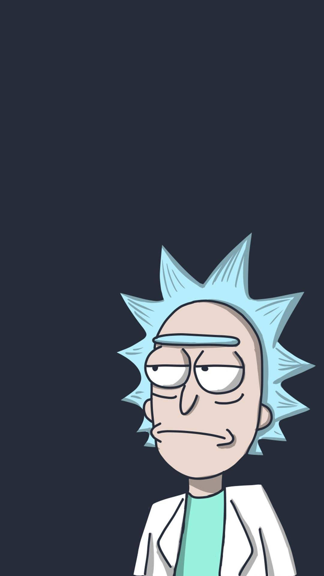 Bored Rick And Morty Iphone Background